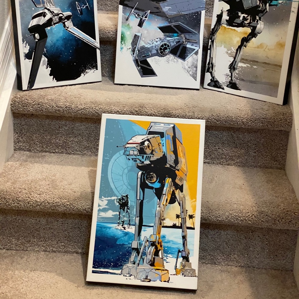 Bundle,May the 4 be with you Star Wars  lot bundle canvas Art Deco mug wall art